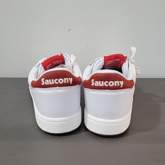 Saucony White and Red Sneakers - Picture 3 of 5